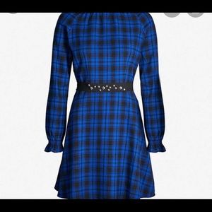 Maje DRESS Short plaid dress